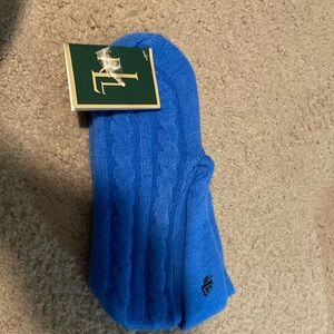 Ralph Lauren slipper socks. Royal blue. New with tags